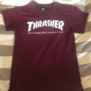 Thrasher Burgundy Tee